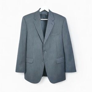 🔥 LAUREN Ralph Lauren 100% Wool Pinstripe Blazer